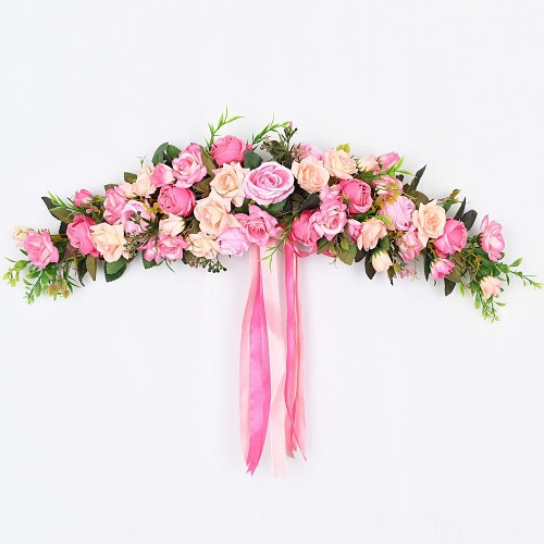 Artificial flower swags for weddings  Rose Flower Swag, 25...