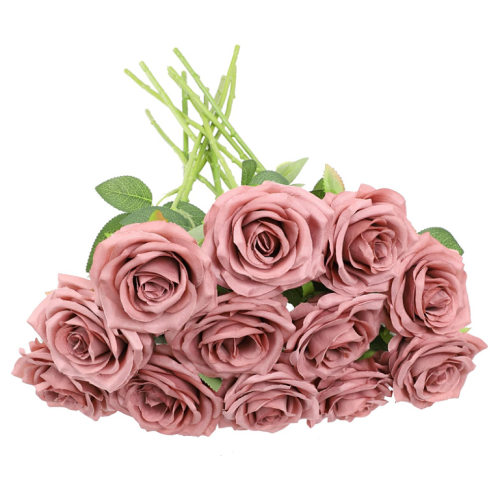 Dusty rose wedding centerpieces An affordable package of 12 artificial...