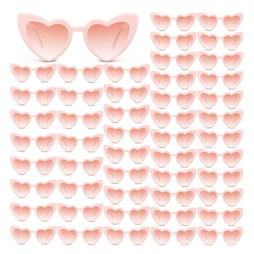 Where to buy pink heart shaped sunglasses 50 Pairs Heart...