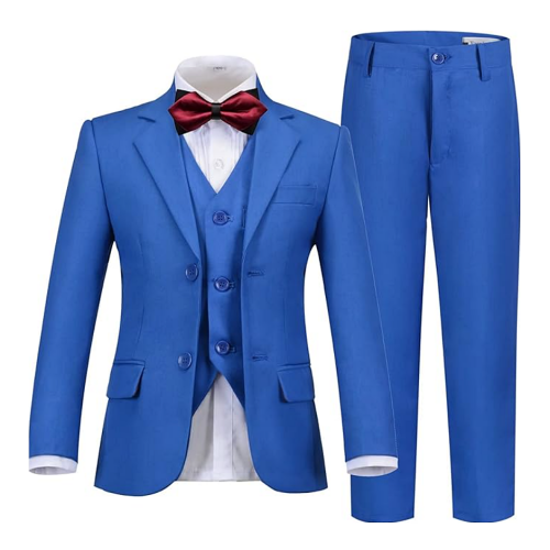 Navy wedding suit ideas Slim Fit Toddler Tuxedo Suit Set for Teen Boys Communion Dress Clothes Kids Wedding Ring Bearer Outfit