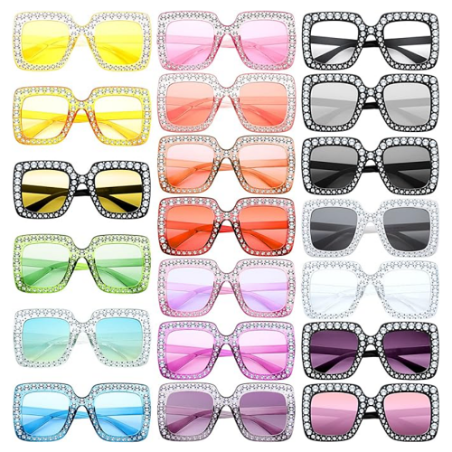 Bachelorette party sunglasses favors 20 Pairs Rhinestone Sunglasses Bling Crystal...